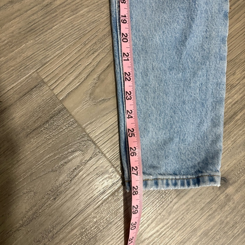 Vtg 80’s Gap Denim Slim Fit High Rise Jeans Sz 4 Ankle Light Wash 90s Retro - Picture 6 of 11